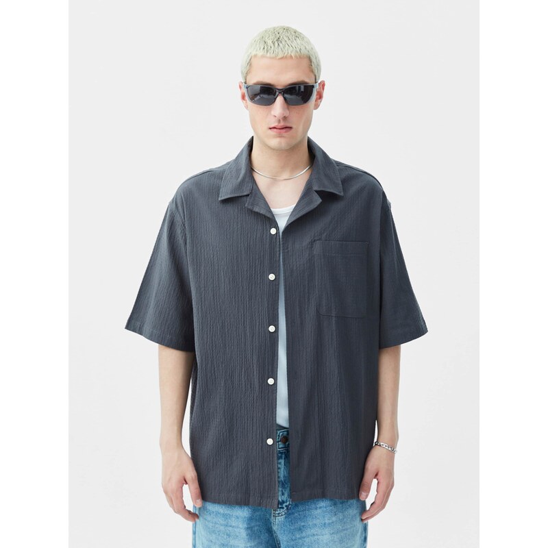 VAMOS CLO Košeľa antracitová 61944083