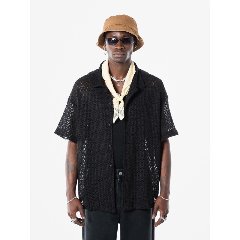 VAMOS CLO Košeľa čierna 61944098