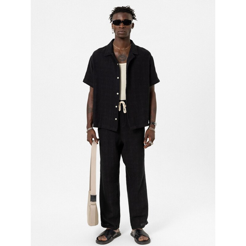 VAMOS CLO Košeľa čierna 61944093