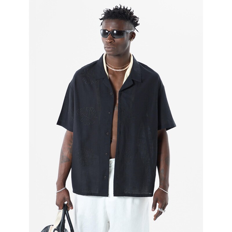 VAMOS CLO Košeľa čierna 61944115