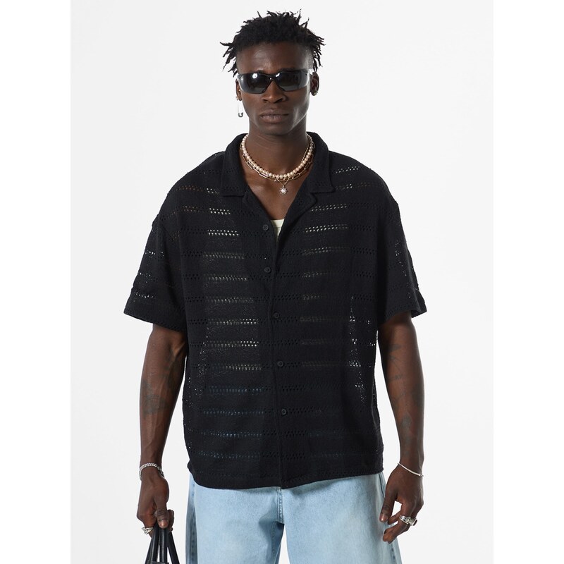 VAMOS CLO Košeľa čierna 61944168