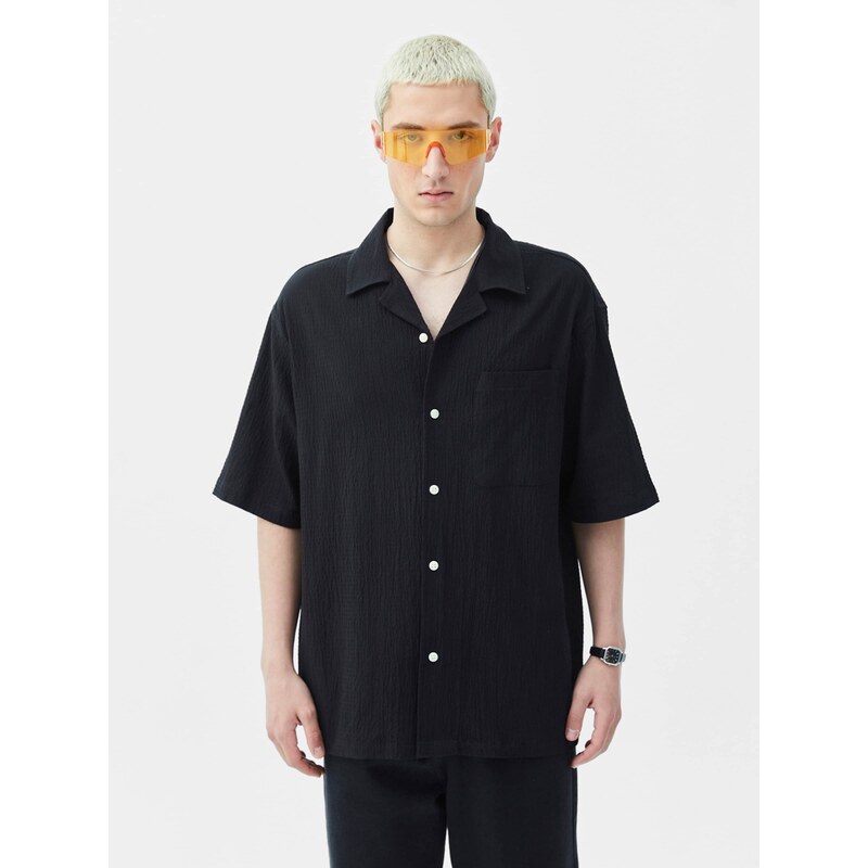 VAMOS CLO Košeľa čierna 61944190