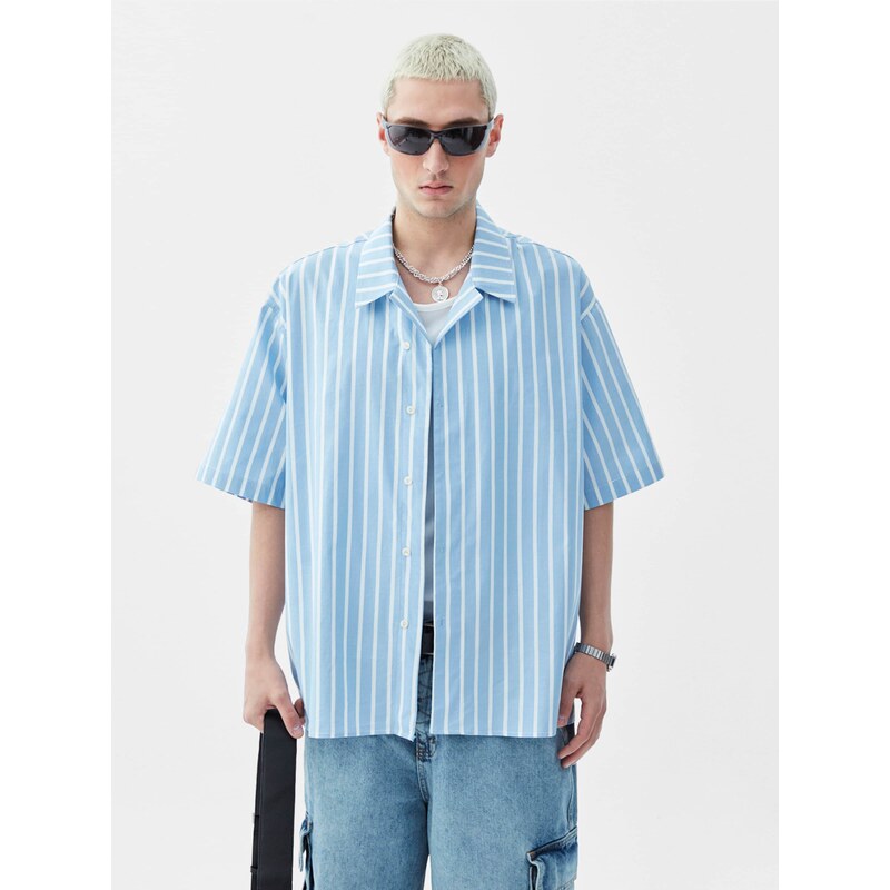 VAMOS CLO Košeľa modrá / biela 61944242