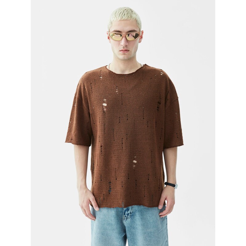 VAMOS CLO Tričko hnedá 62053087