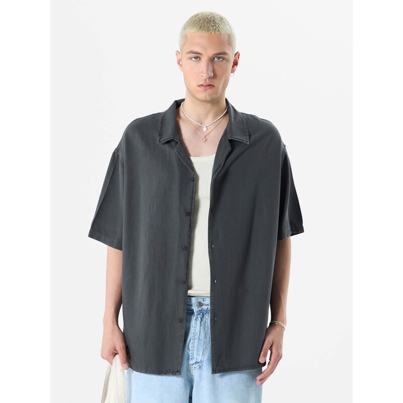 VAMOS CLO Košeľa tmavosivá 61944514