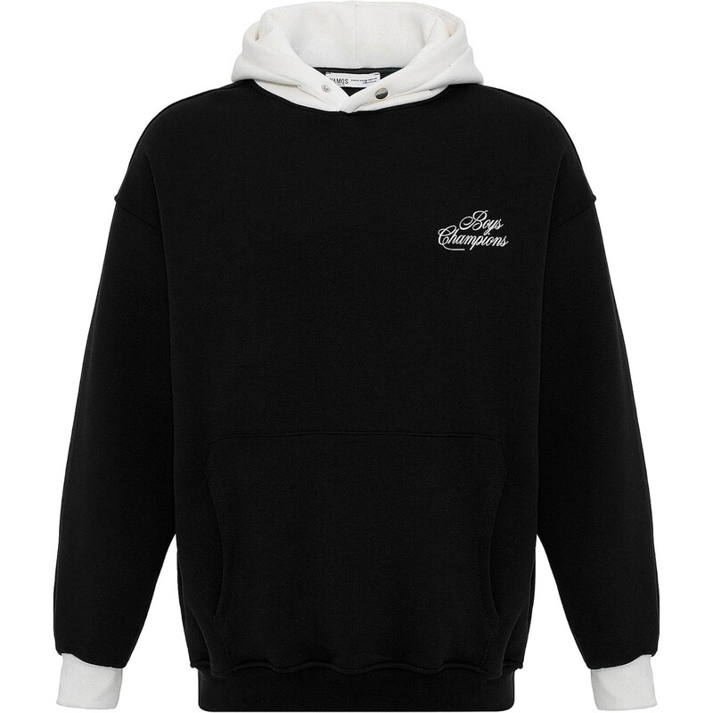 VAMOS CLO Mikina čierna / biela 61944827