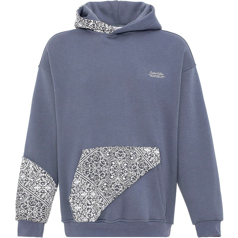 VAMOS CLO Mikina grafitová / strieborná 61944826