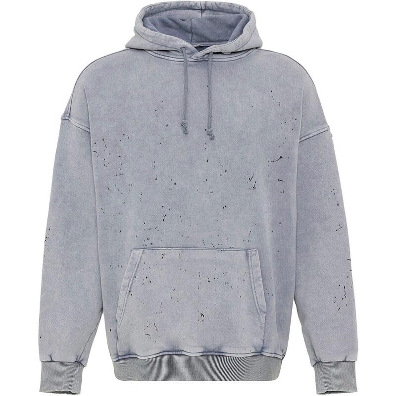 VAMOS CLO Mikina svetlosivá / čierna 62053348