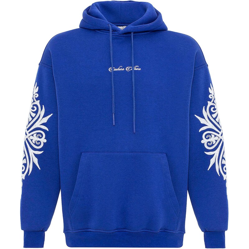 VAMOS CLO Mikina enciánová / biela 61944861