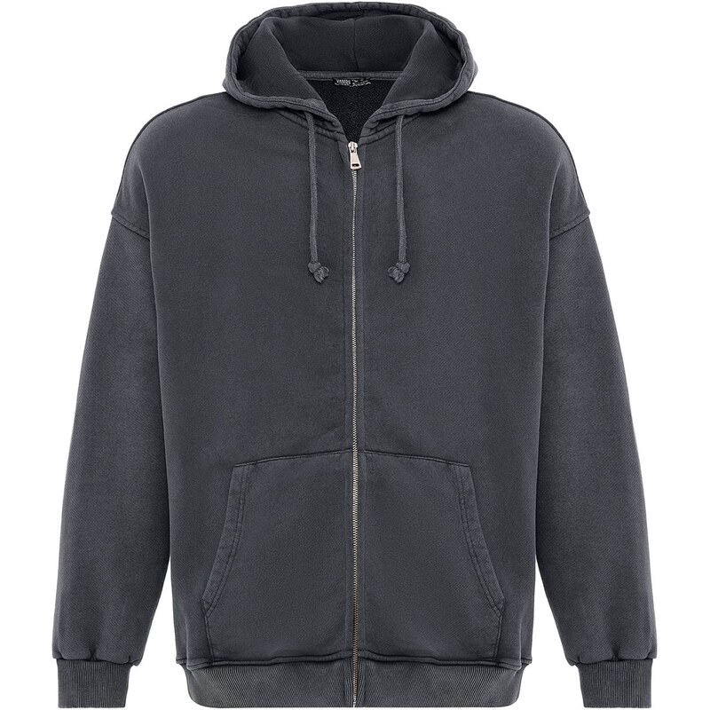 VAMOS CLO Tepláková bunda čierna 61944867