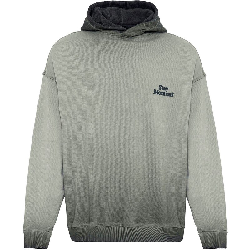 VAMOS CLO Mikina svetlosivá / kaki 61944890