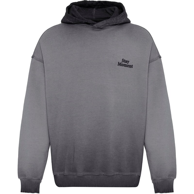 VAMOS CLO Mikina tmavosivá / čierna 61944888