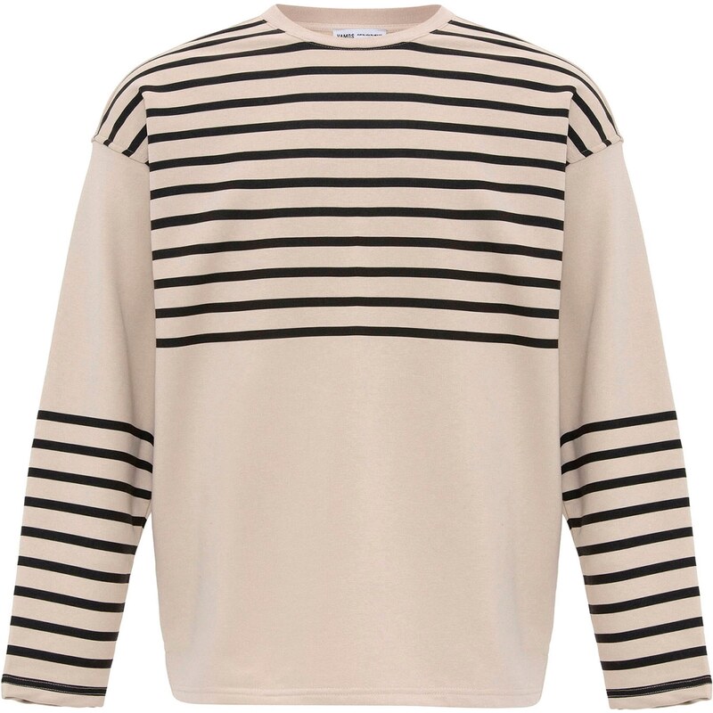 VAMOS CLO Mikina tmavošedá / čierna 61944898