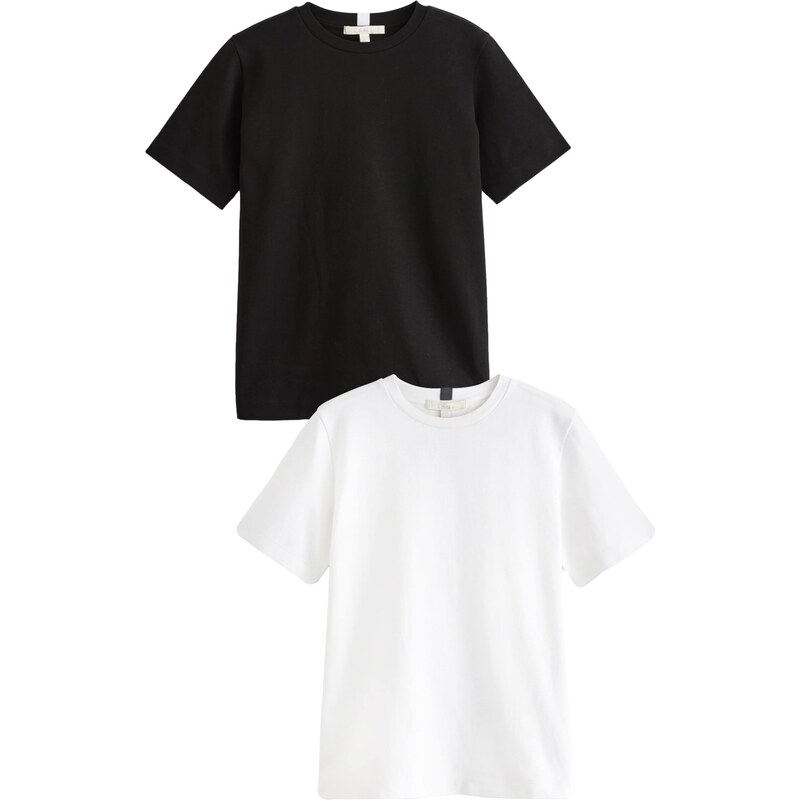 Next Tričko čierna / biela 62249933