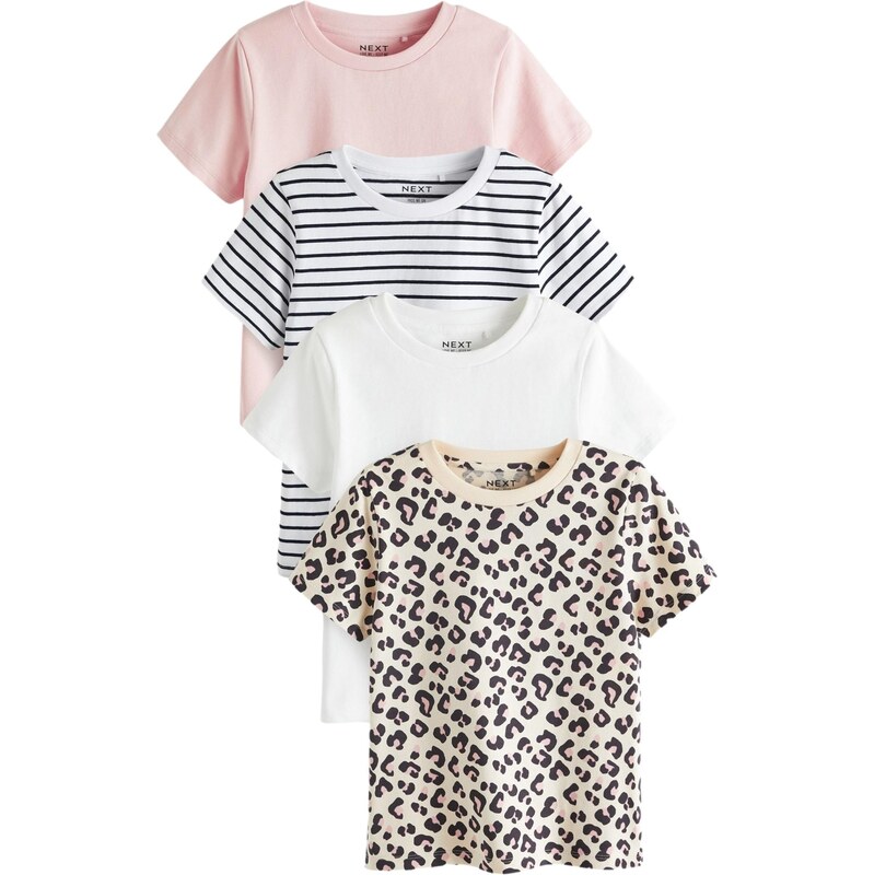 Next Tričko zmiešané farby / ružová 62661279