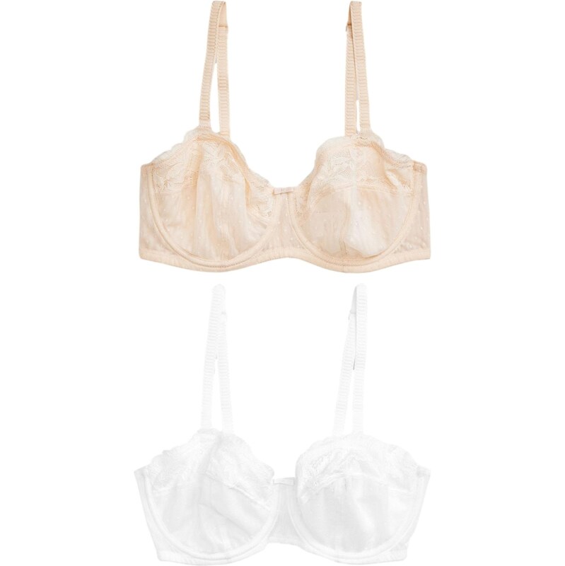 Next Podprsenka telová / biela 60916245