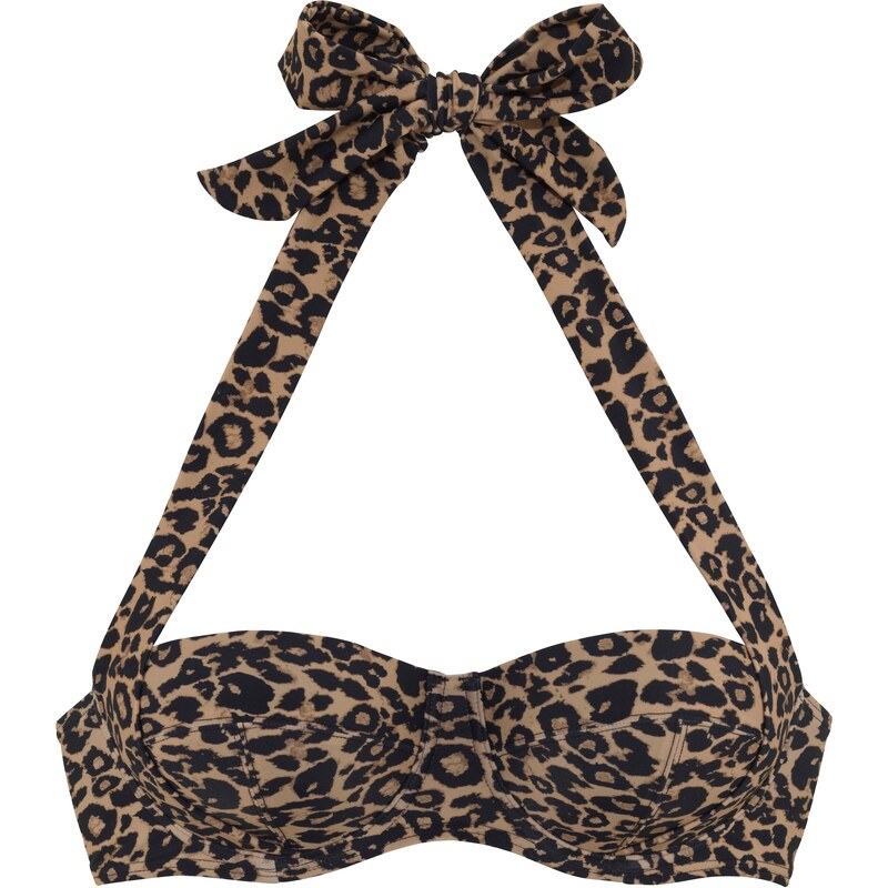 VIVANCE Bikinový top hnedá / čierna 60917256