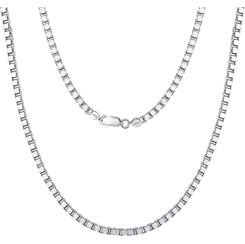 MAJYA Strieborná retiazka BRIAN 50 cm | šírka 3 mm 11358 64582331