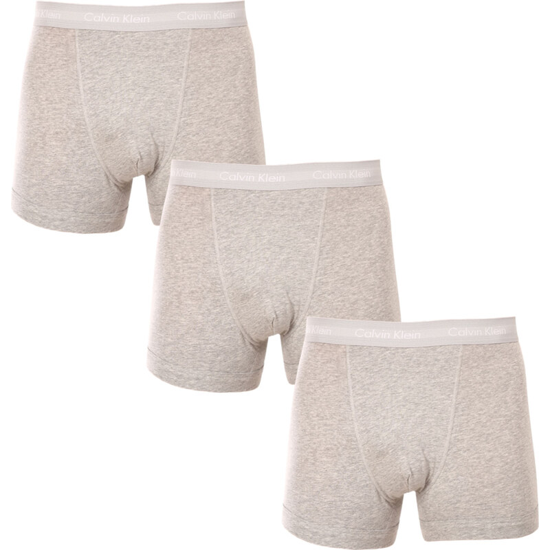 3PACK pánske boxerky Calvin Klein sivé (U2662G-080) 36392116