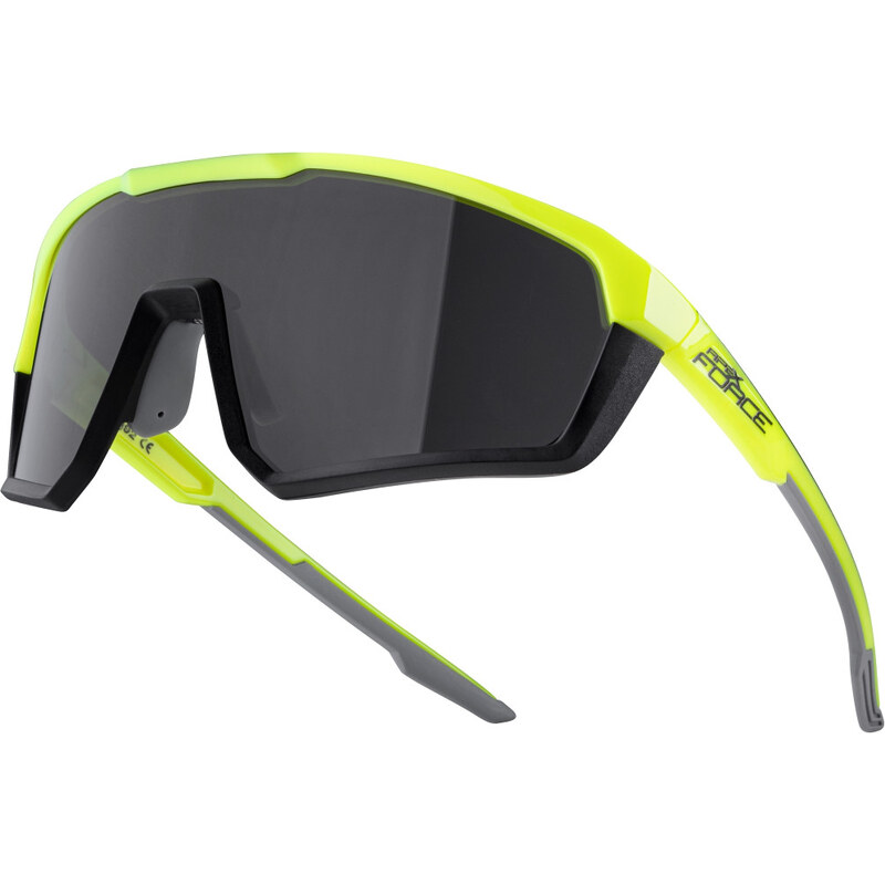 FORCE okuliare APEX, fluo-čierne, čierne kontrastné sklá 60928394