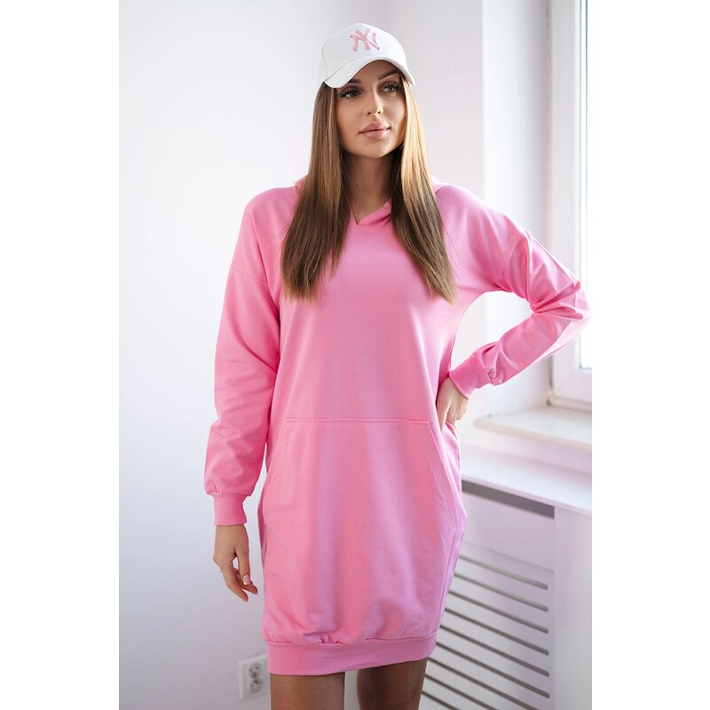 Kesi Light pink dress with hood 64785218