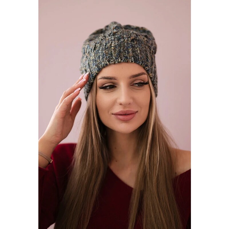 Kesi Cap with fleece jeans Roksana K209 + yellow 60708764