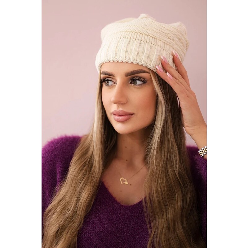 Kesi Womens cap Łucja K337 ecru 60754849