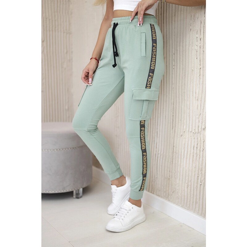 Kesi Cargo trousers dark mint 60754850
