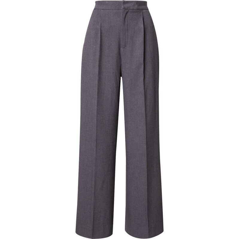 Cph Muse Nohavice s pukmi sivá melírovaná / šedobiela 54282038