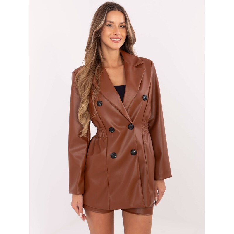 Italy Moda Blazer-DHJ-MA-A8683.37-Brown 60937550