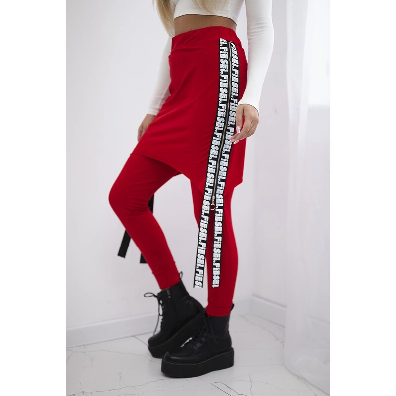Kesi Pants/suit with red selfie inscription 60754824