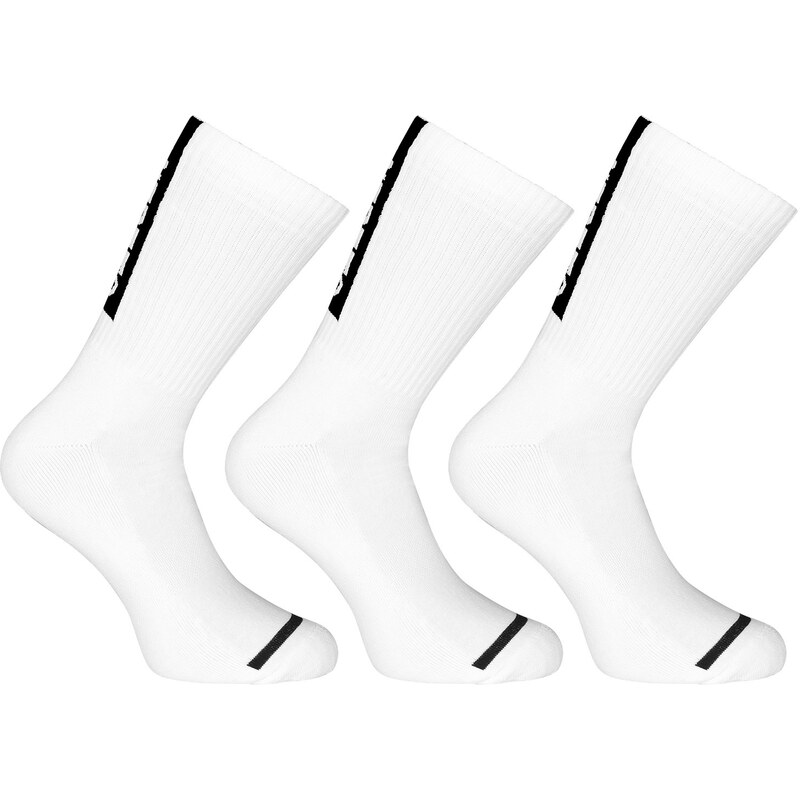 3PACK ponožky Nedeto športové vysoké bielé (3NOB2) 60940283