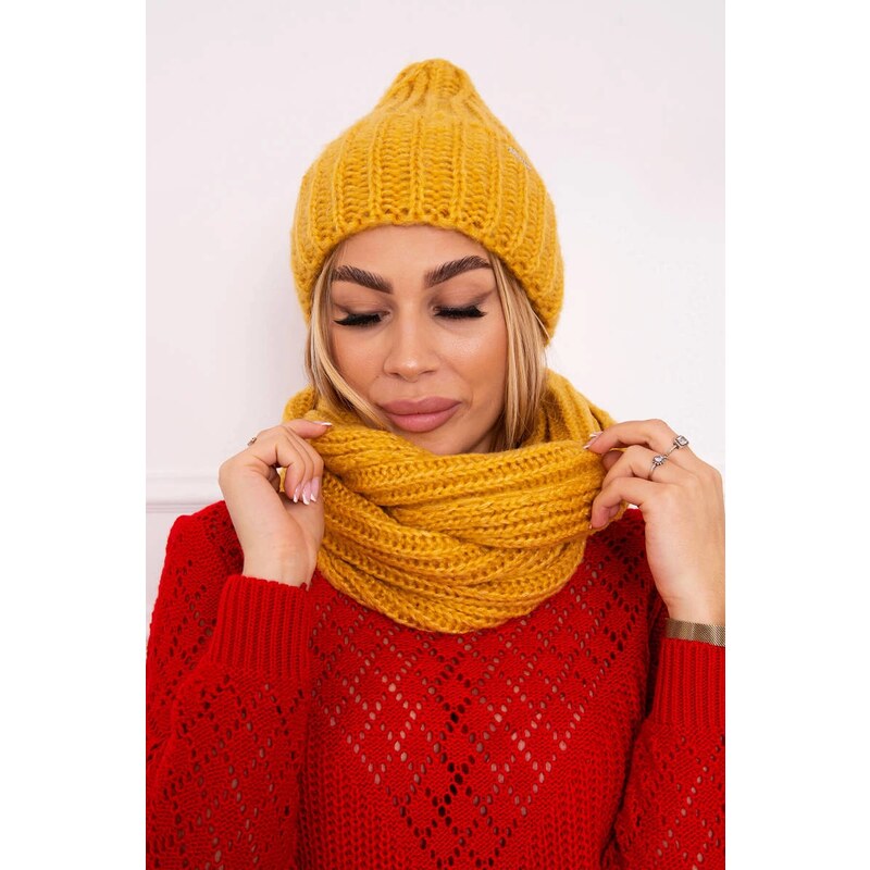 Kesi Womens set with strong ribs P100 yellow 60731153