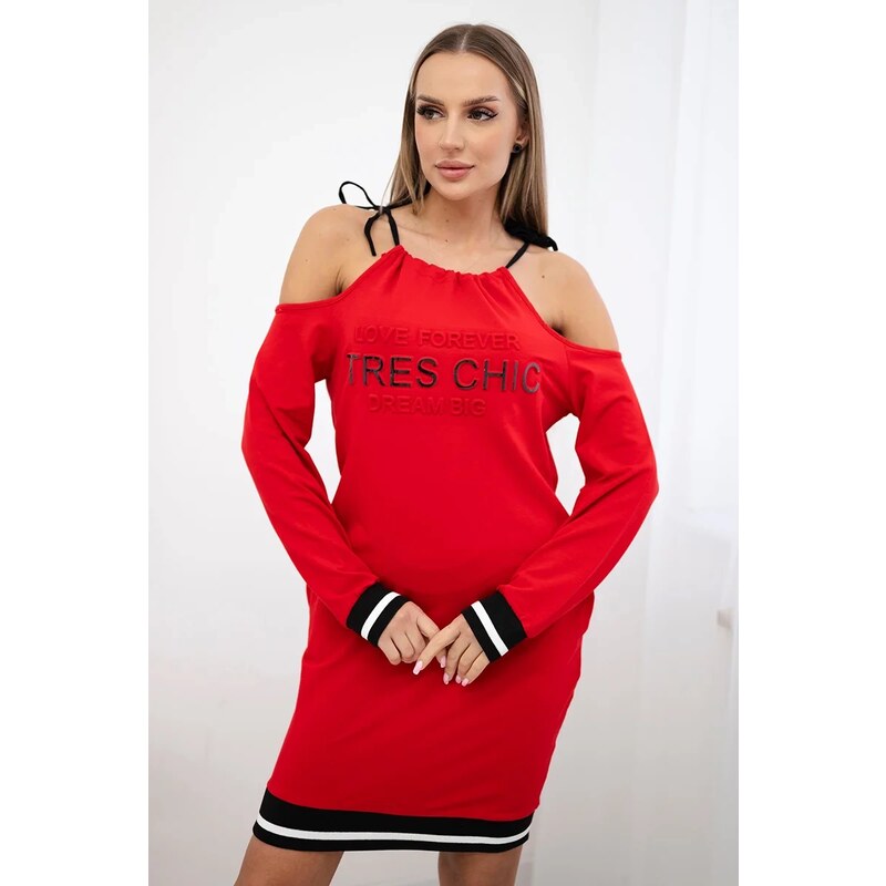 Kesi Tres Chic Dress Red 60754898
