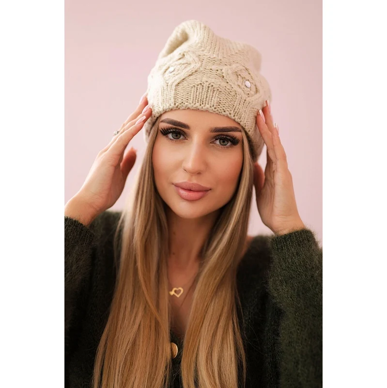 Kesi Dámska čiapka Ramona K383 svetlo béžová 64695754