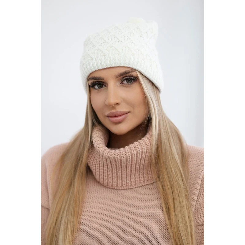 Kesi marka niezdefiniowana Čapica s fleece Kratka K204 biely 60941870