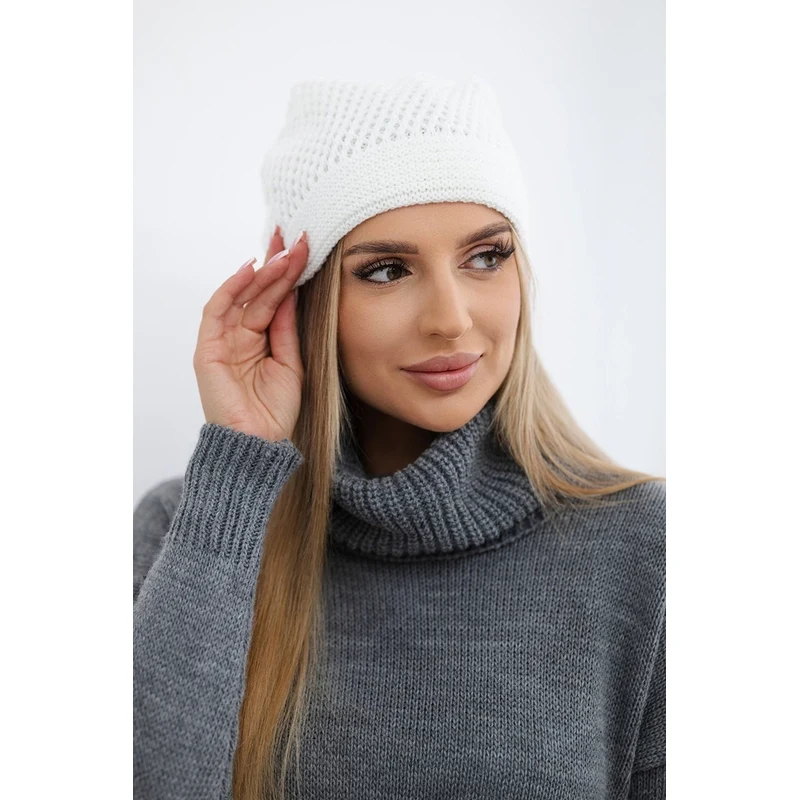 Kesi Dámska čiapka Neli K392 biely 60942089