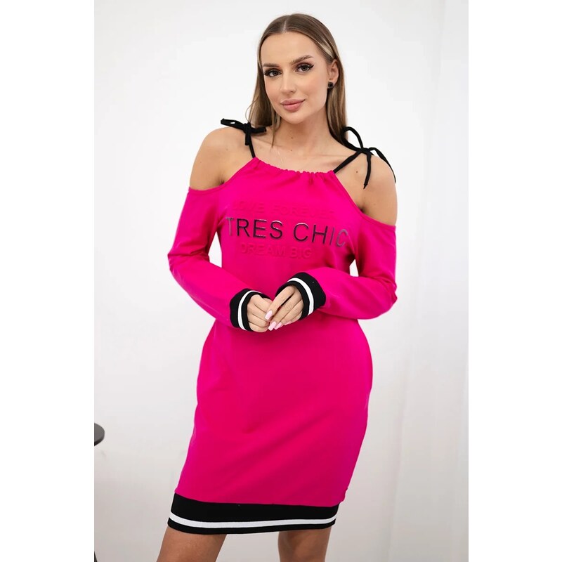 Kesi Tres Chic Fuchsia Dress 60754794
