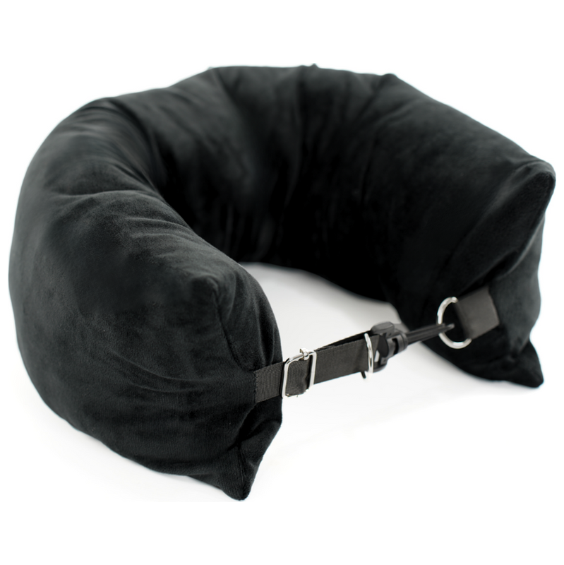 BASIC Solier Multifunkčný čierny cestovný vankúšik 2v1 65151974