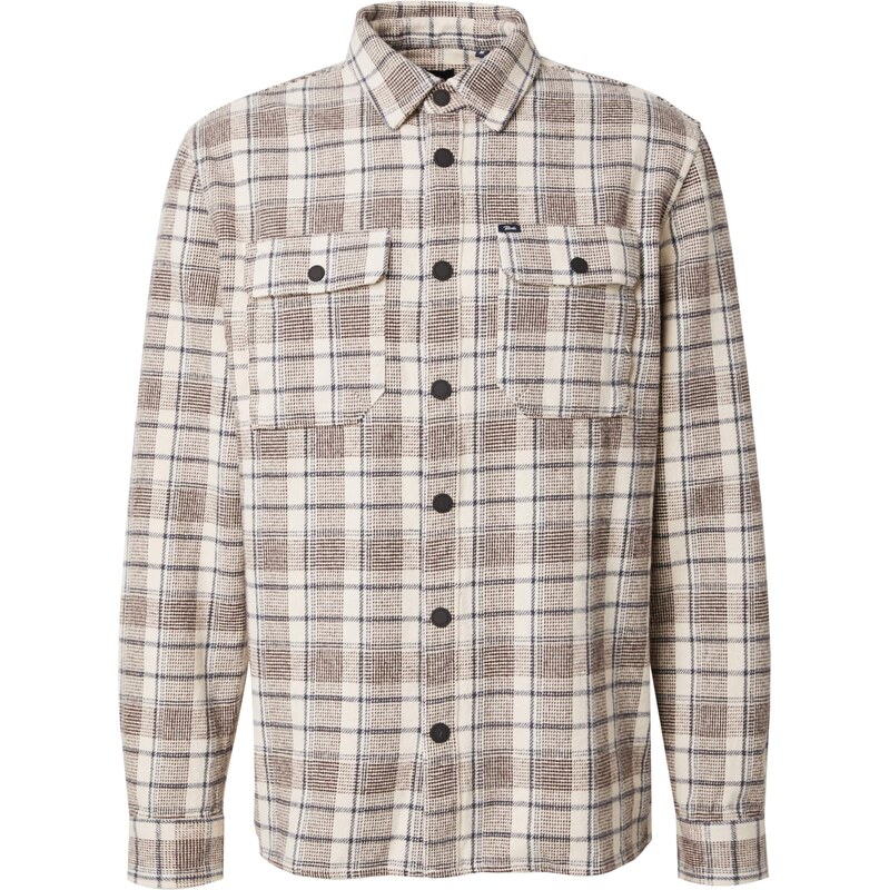 Petrol Industries Košeľa Beaufort piesková / námornícka modrá / hnedá 60960675