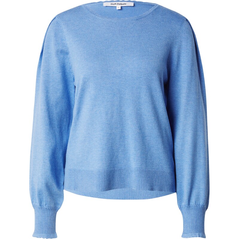 Soft Rebels Sveter Analia svetlomodrá 60961348