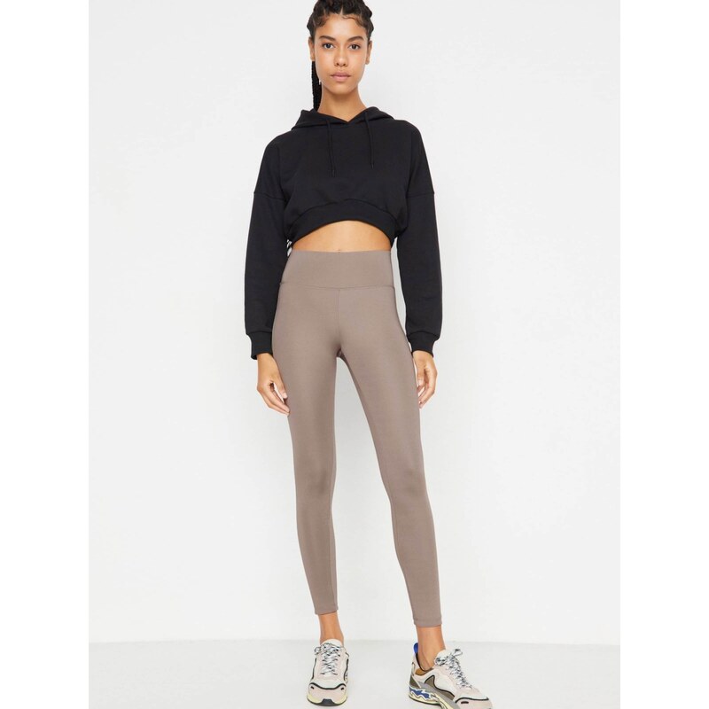 Trendyol Legíny tmavobéžová 60961295