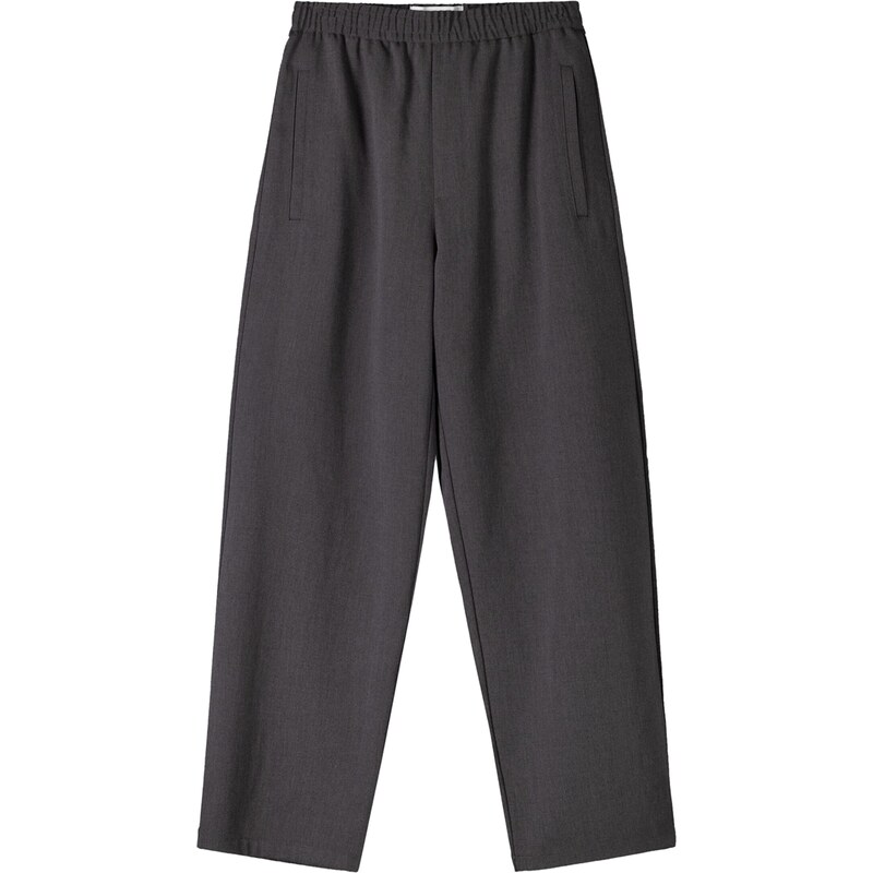 Bershka Nohavice tmavosivá 63151789