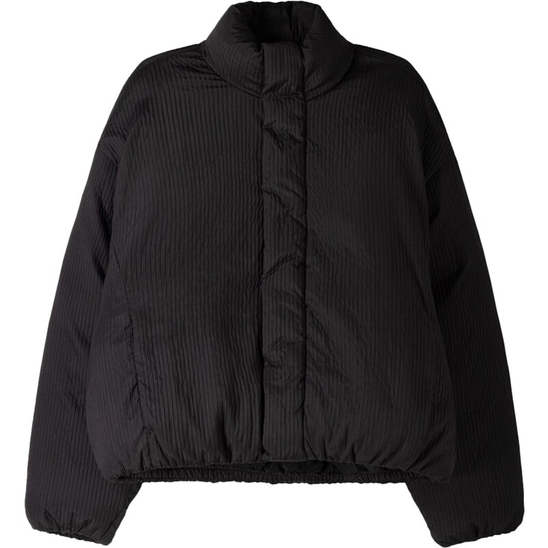 Bershka Prechodná bunda čierna 61984479