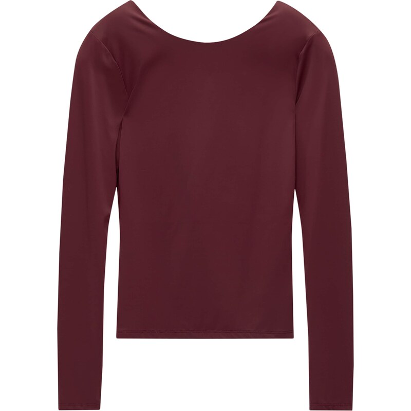 Pull&Bear Tričko farba lesného ovocia 63151967