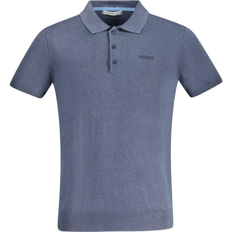 Pánska modrá polokošeľa GUESS JEANS 64703226
