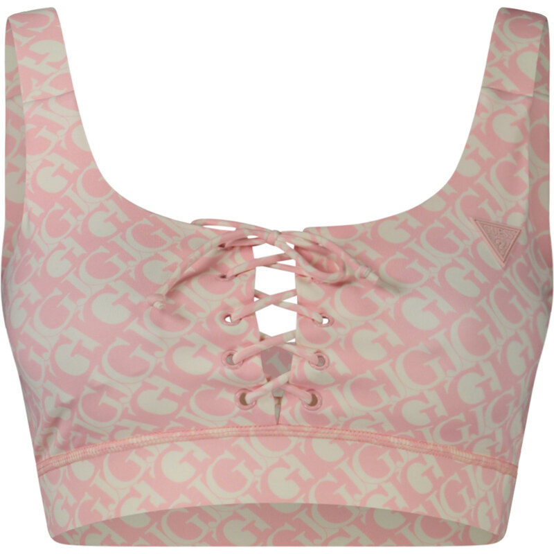 Ružový top GUESS JEANS 64703785