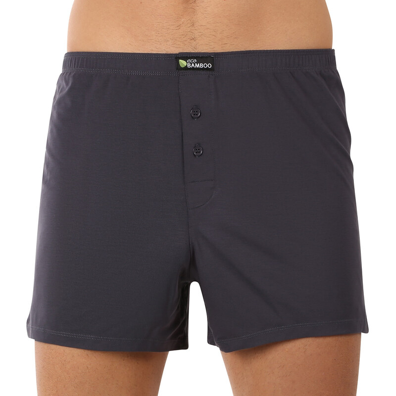 Pánske trenky Gino bambusové sivé (75194) 47127251