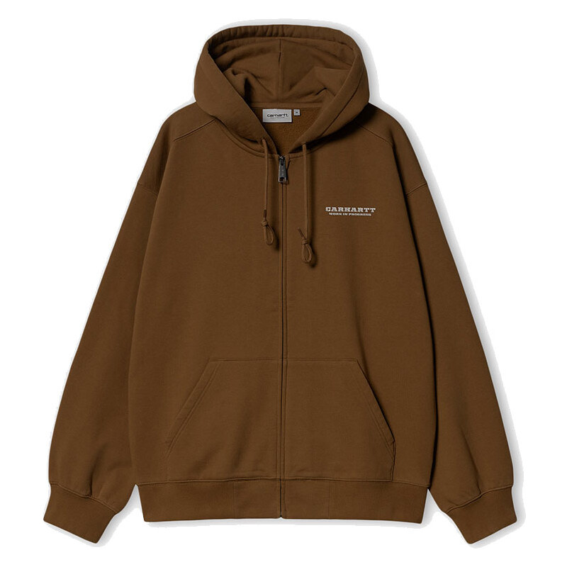 Carhartt WIP Hooded Runaway Sweat Jacket Hamilton Brown 65401503