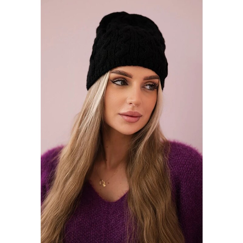 Kesi marka niezdefiniowana Čapica s fleece Teresa K285 čierna 60969082